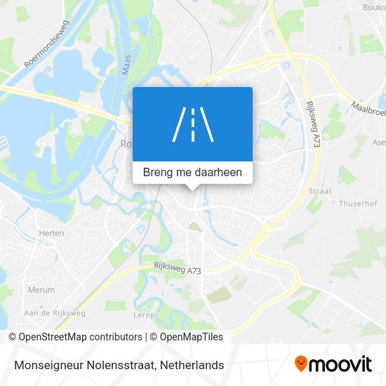 Monseigneur Nolensstraat kaart