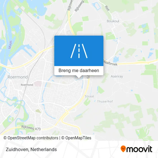 Zuidhoven kaart