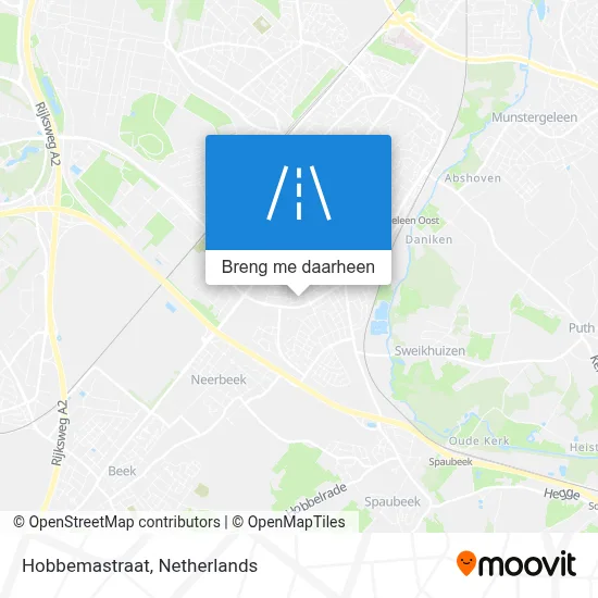 Hobbemastraat kaart