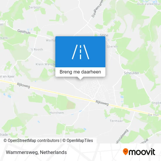 Wammersweg kaart