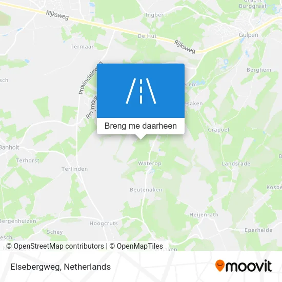 Elsebergweg kaart