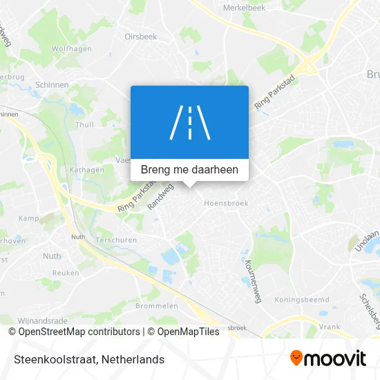 Steenkoolstraat kaart