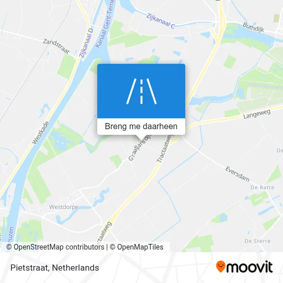 Pietstraat kaart