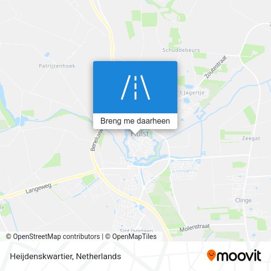Heijdenskwartier kaart