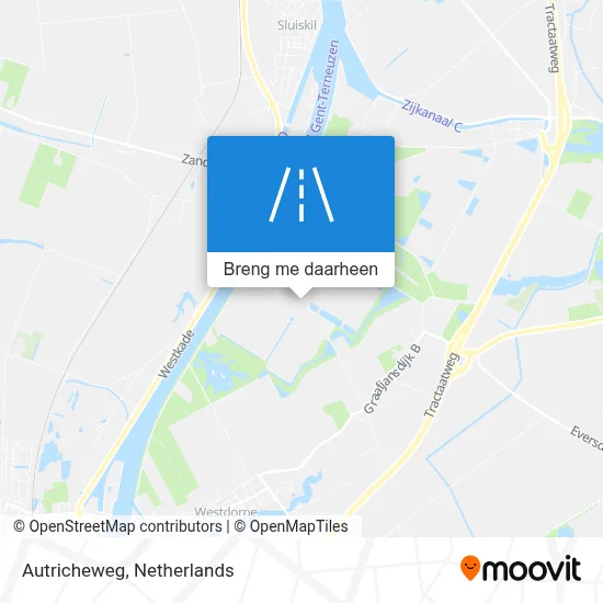 Autricheweg kaart