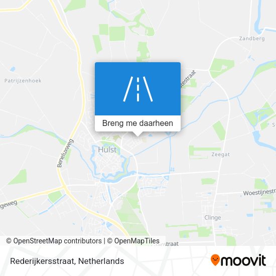 Rederijkersstraat kaart