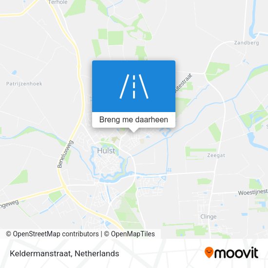 Keldermanstraat kaart