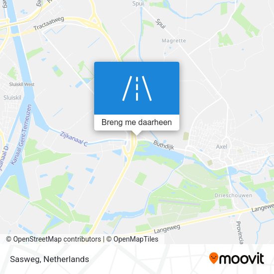 Sasweg kaart