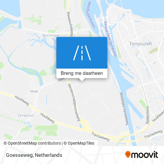 Goesseweg kaart