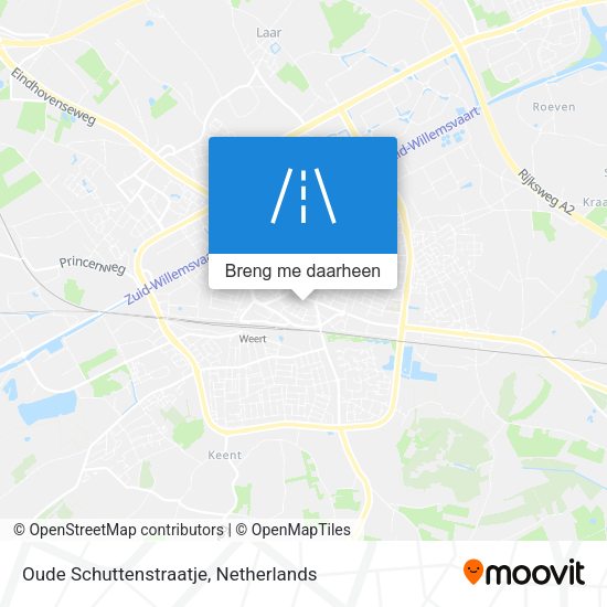 Oude Schuttenstraatje kaart