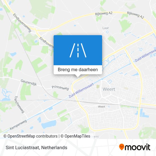 Sint Luciastraat kaart