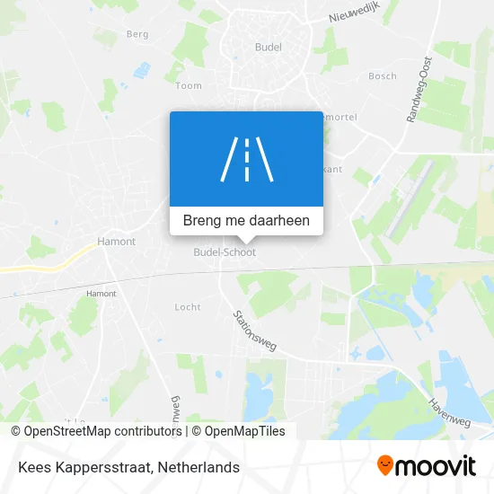 Kees Kappersstraat kaart