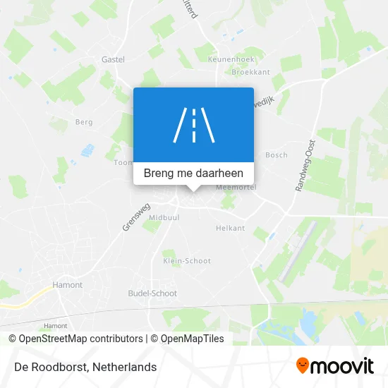 De Roodborst kaart