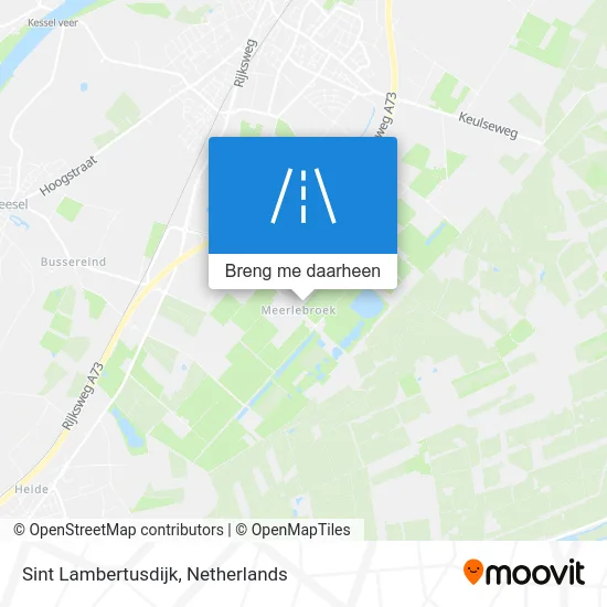 Sint Lambertusdijk kaart