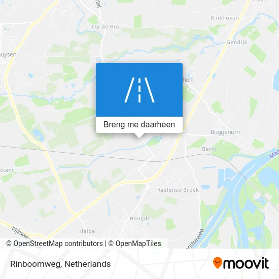 Rinboomweg kaart