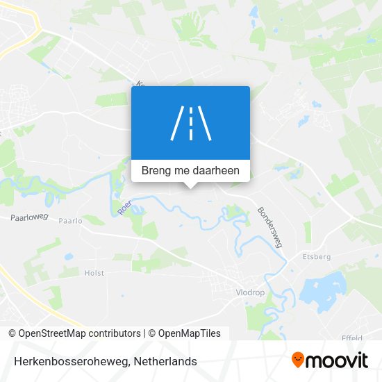 Herkenbosseroheweg kaart