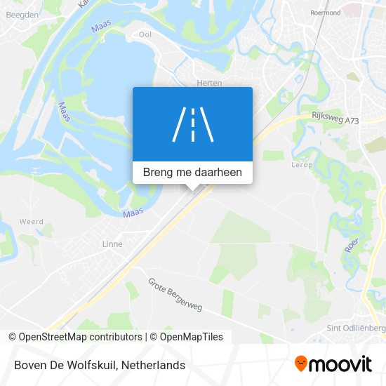 Boven De Wolfskuil kaart