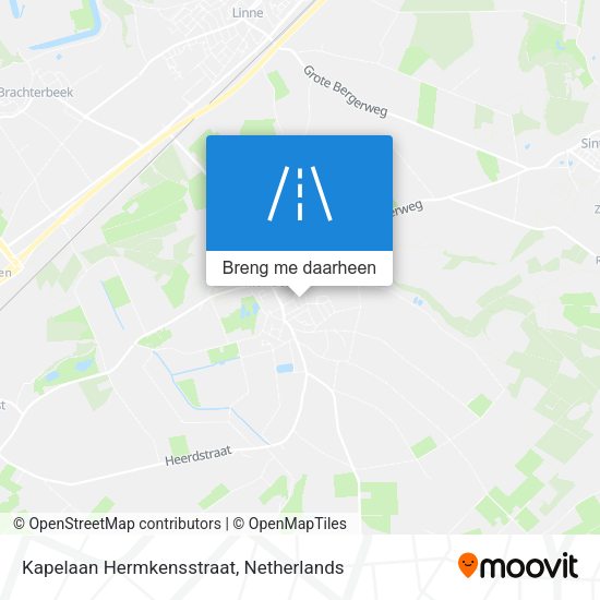 Kapelaan Hermkensstraat kaart