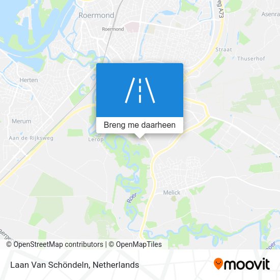 Laan Van Schöndeln kaart