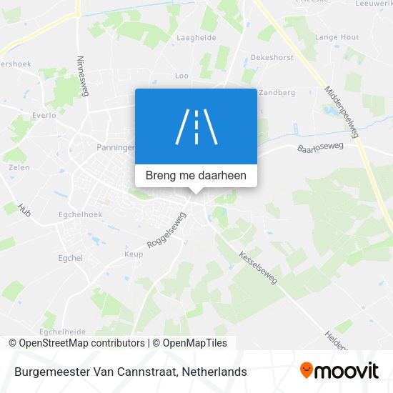 Burgemeester Van Cannstraat kaart