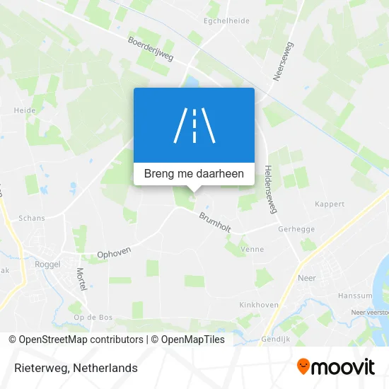 Rieterweg kaart