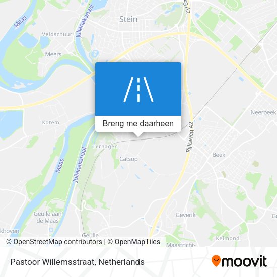 Pastoor Willemsstraat kaart