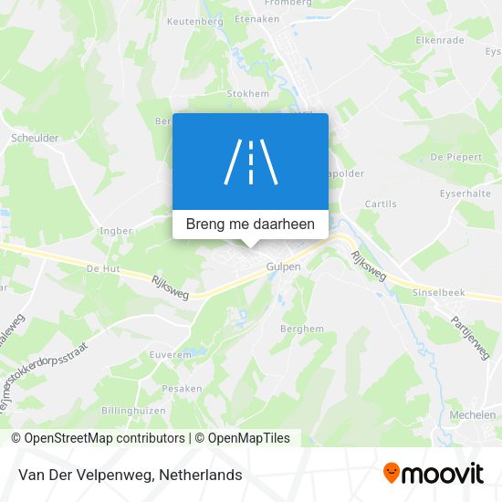 Van Der Velpenweg kaart