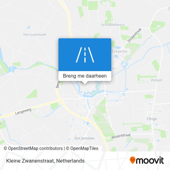 Kleine Zwanenstraat kaart
