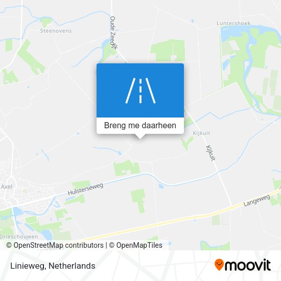 Linieweg kaart