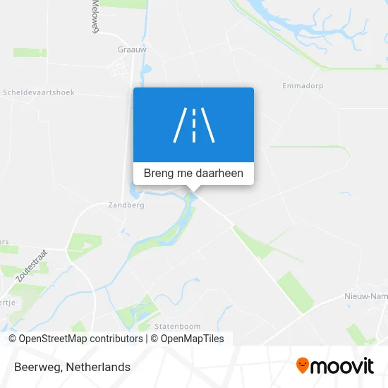 Beerweg kaart
