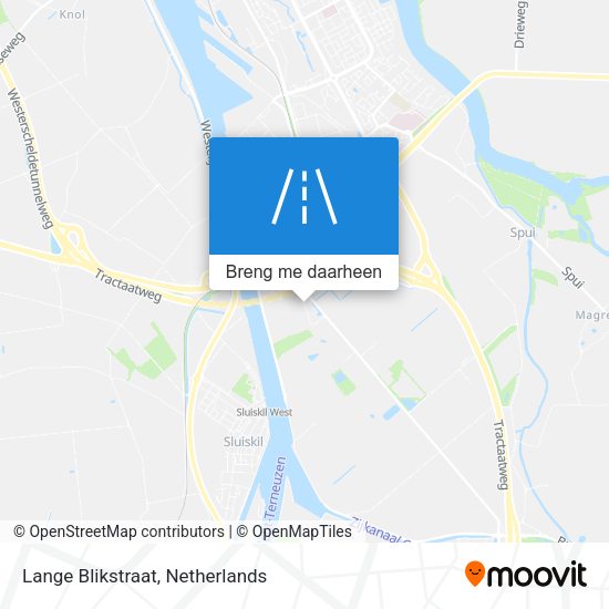 Lange Blikstraat kaart