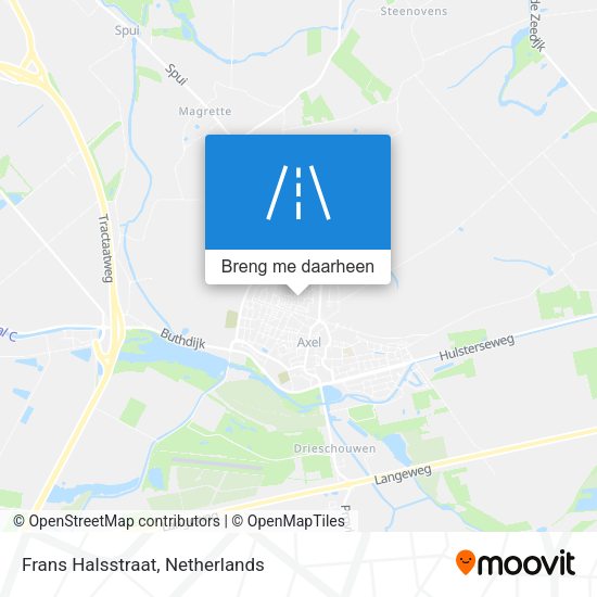 Frans Halsstraat kaart