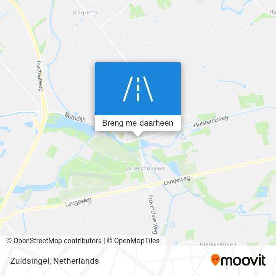 Zuidsingel kaart