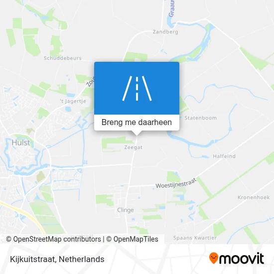 Kijkuitstraat kaart