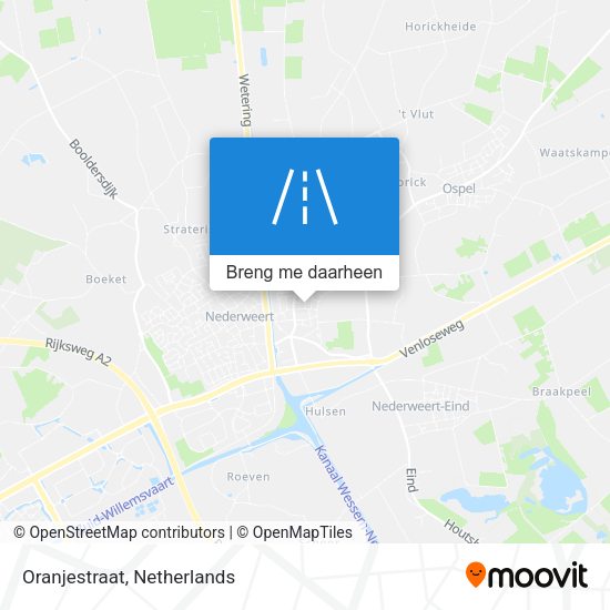 Oranjestraat kaart