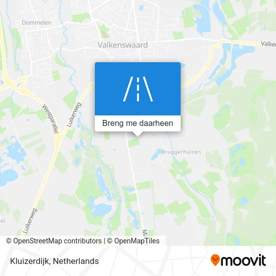 Kluizerdijk kaart