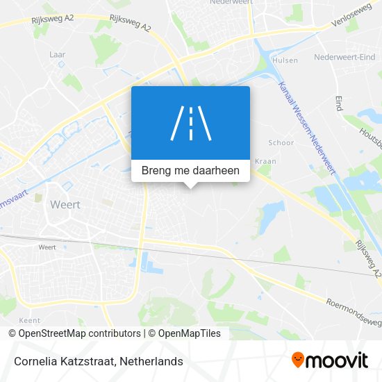 Cornelia Katzstraat kaart