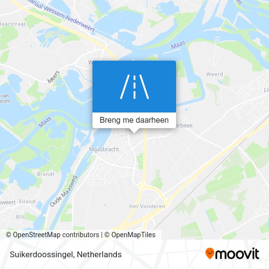 Suikerdoossingel kaart