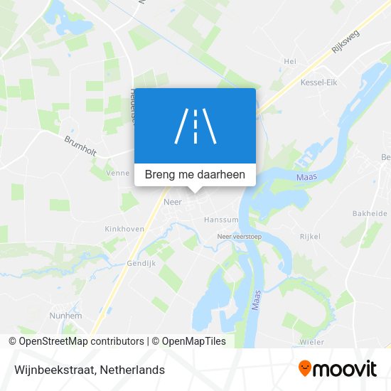 Wijnbeekstraat kaart