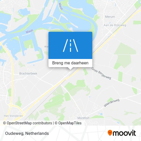 Oudeweg kaart