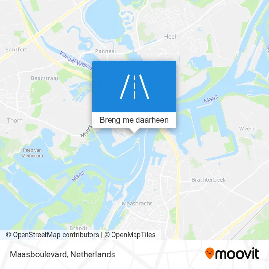 Maasboulevard kaart