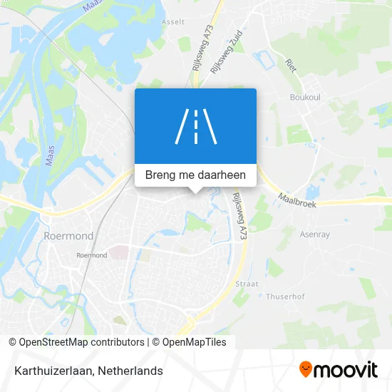 Karthuizerlaan kaart