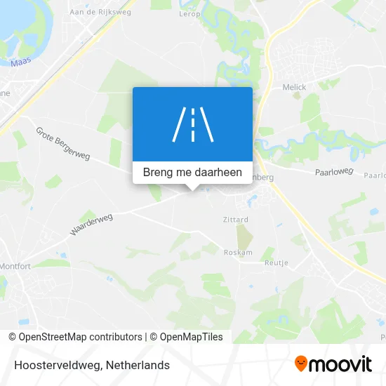 Hoosterveldweg kaart