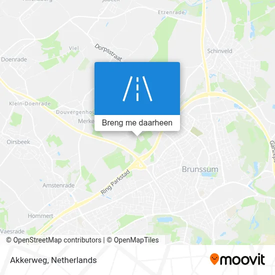 Akkerweg kaart