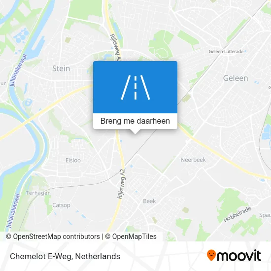 Chemelot E-Weg kaart
