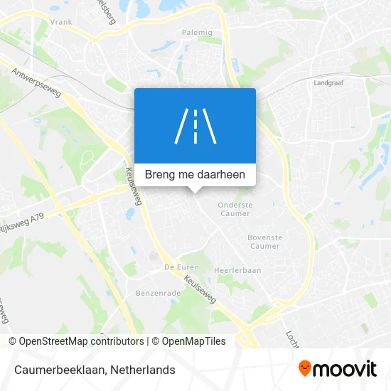 Caumerbeeklaan kaart