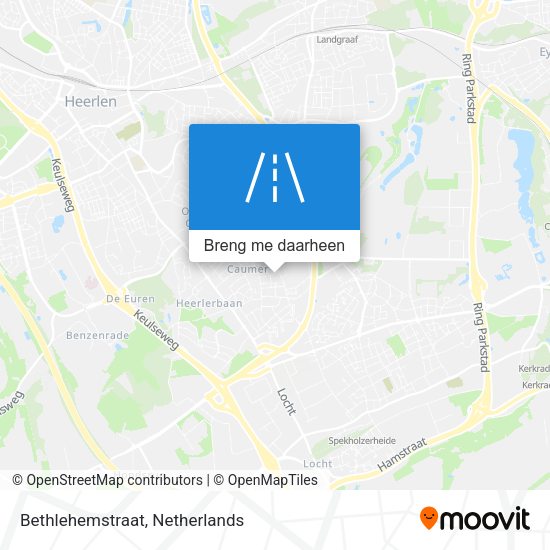 Bethlehemstraat kaart