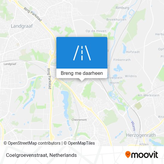 Coelgroevenstraat kaart