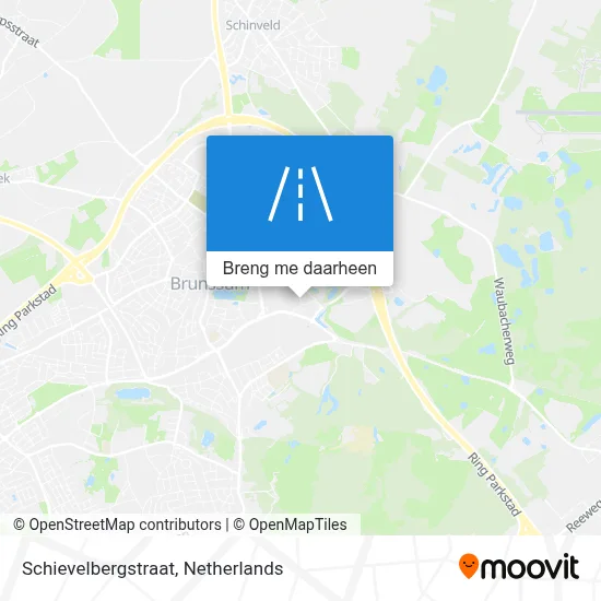 Schievelbergstraat kaart