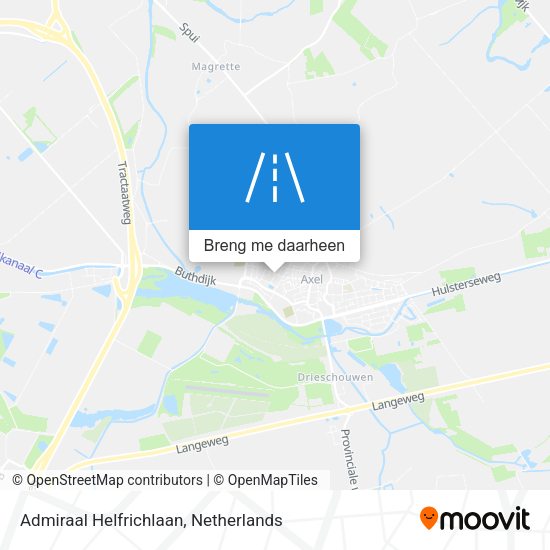 Admiraal Helfrichlaan kaart